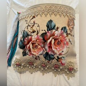 Ladies decorated clutch